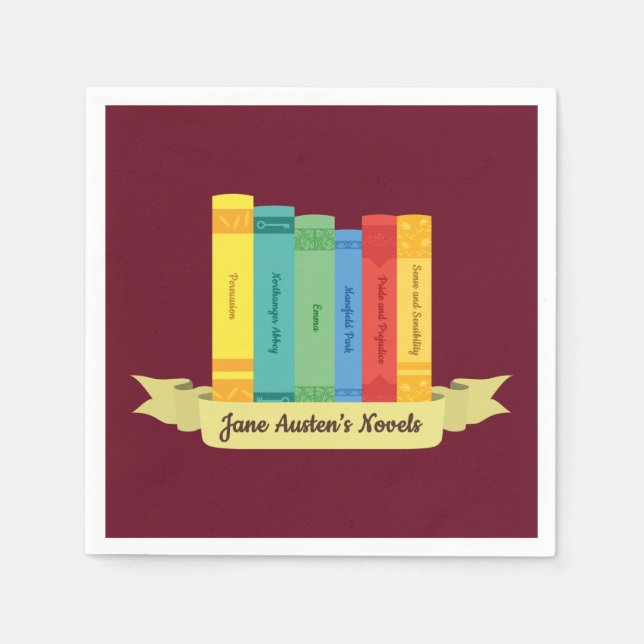 Jane Austen's Novels III Napkins (Front)