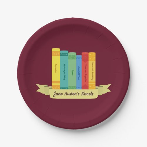 Jane Austens Novels III Paper Plates