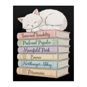 Jane Austen's Novels IX Acrylic Print