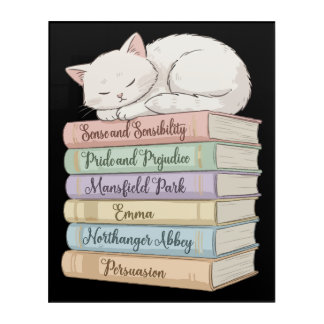 Jane Austen's Novels IX Acrylic Print