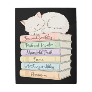 Jane Austen's Novels IX Metal Print