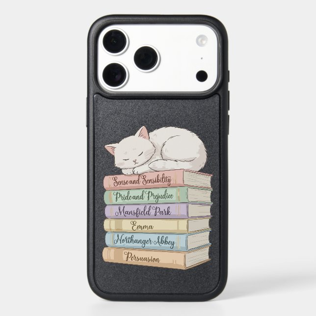 Jane Austen's Novels IX Otterbox iPhone Case (Back)