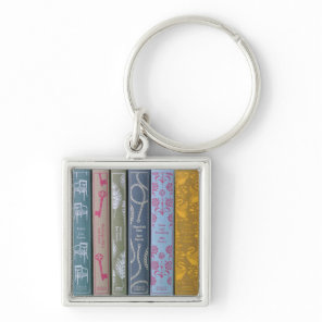 Jane Austen's novels Keychain