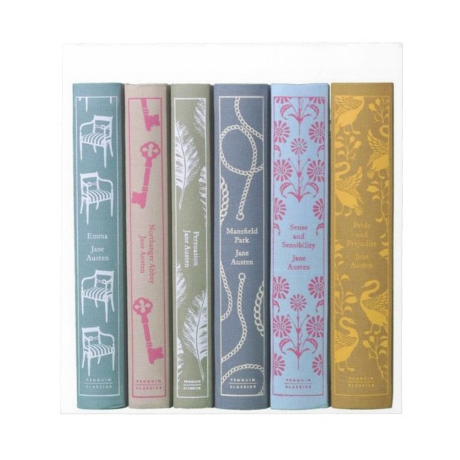Jane Austen's novels Notepad (Front)
