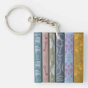Jane Austen's novels on a Keychain