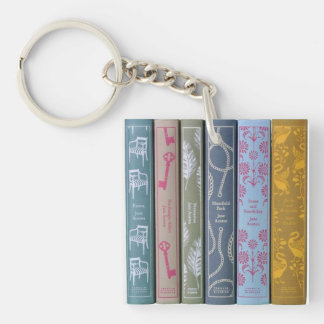 Jane Austen's novels on a  Keychain