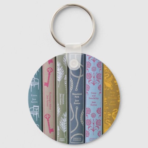 Jane Austens novels on a  Keychain