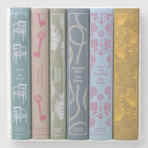 Jane Austen's novels uplift your home Stone Coaster