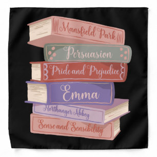 Jane Austen's Novels V Bandana
