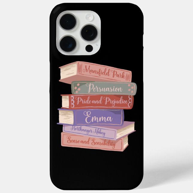 Jane Austen's Novels V Case-Mate iPhone Case (Back)