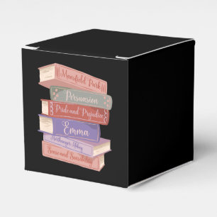Jane Austen's Novels V Favor Boxes