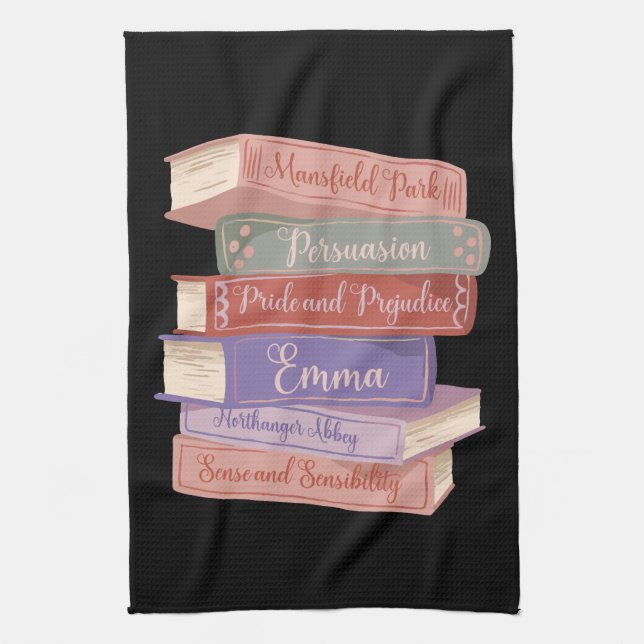 Jane Austen's Novels V Kitchen Towel (Vertical)