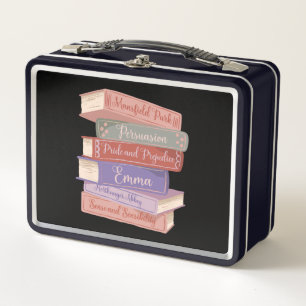 Jane Austen's Novels V Metal Lunch Box