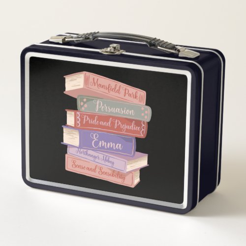 Jane Austens Novels V Metal Lunch Box
