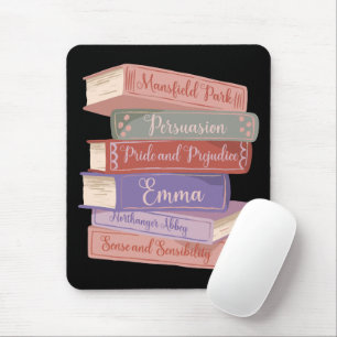 Jane Austen's Novels V Mouse Pad