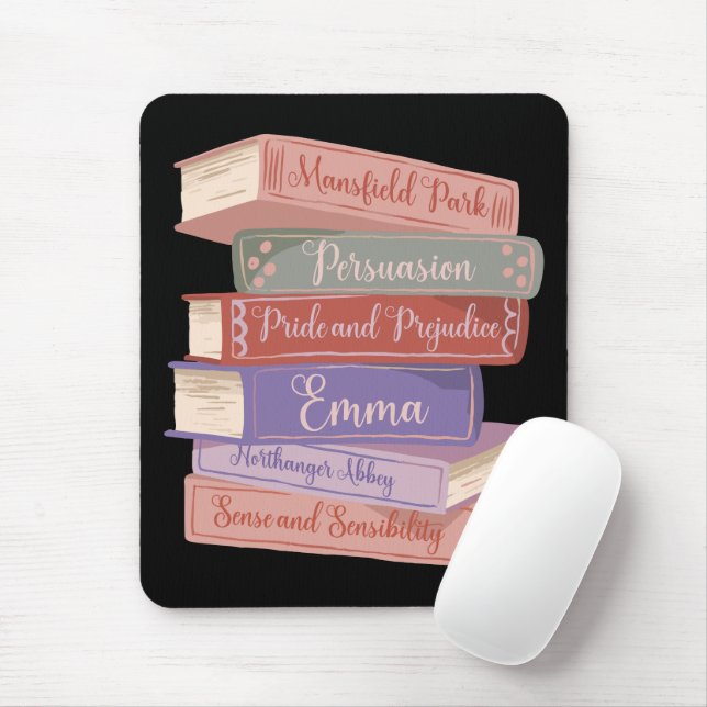 Jane Austen's Novels V Mouse Pad (With Mouse)