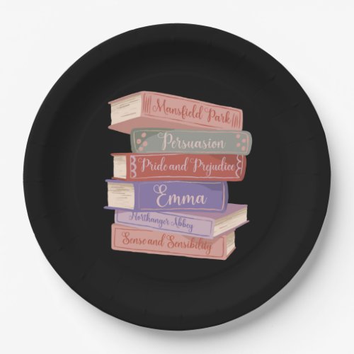 Jane Austens Novels V Paper Plates