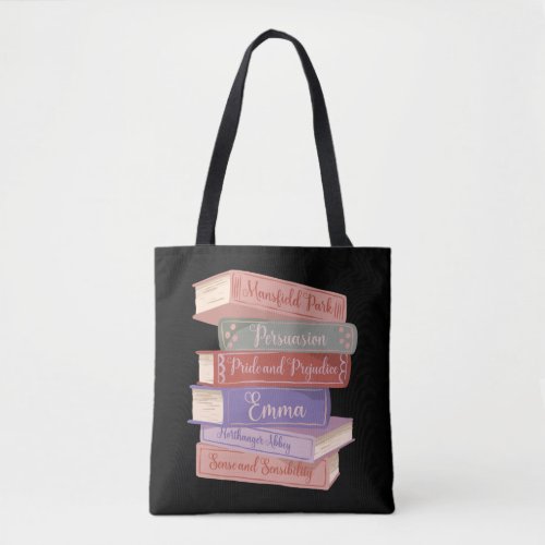 Jane Austens Novels V Tote Bag