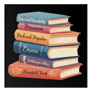 Jane Austen's Novels VII Acrylic Print