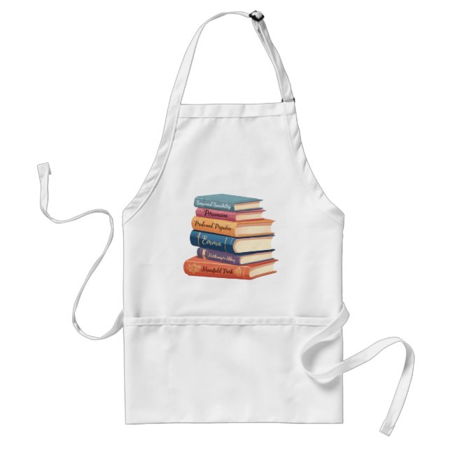 Jane Austen's Novels VII Adult Apron (Front)