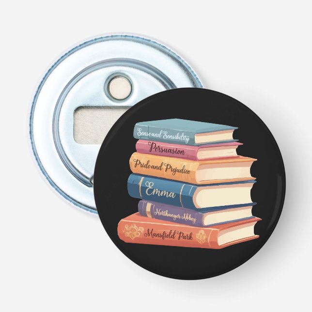 Jane Austen's Novels VII Bottle Opener (Front)