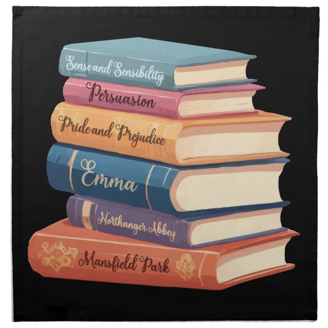 Jane Austen's Novels VII Cloth Napkin (Front)