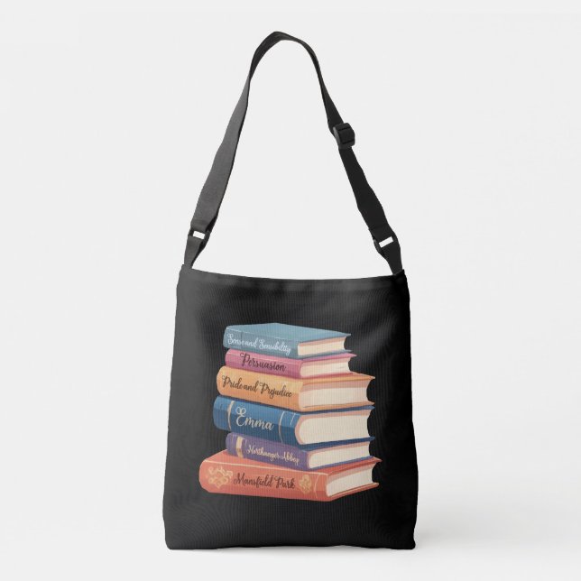 Jane Austen's Novels VII Crossbody Bag (Back)