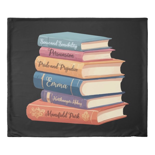 Jane Austen's Novels VII Duvet Cover (Front)