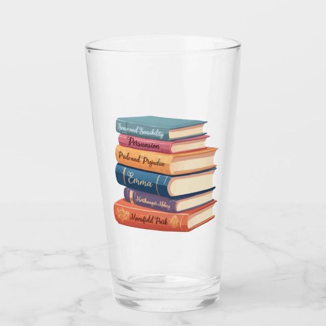 Jane Austen's Novels VII Glass (Front)