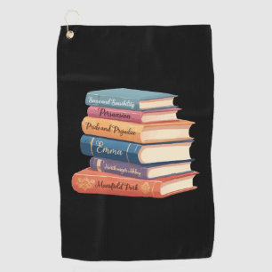 Jane Austen's Novels VII Golf Towel