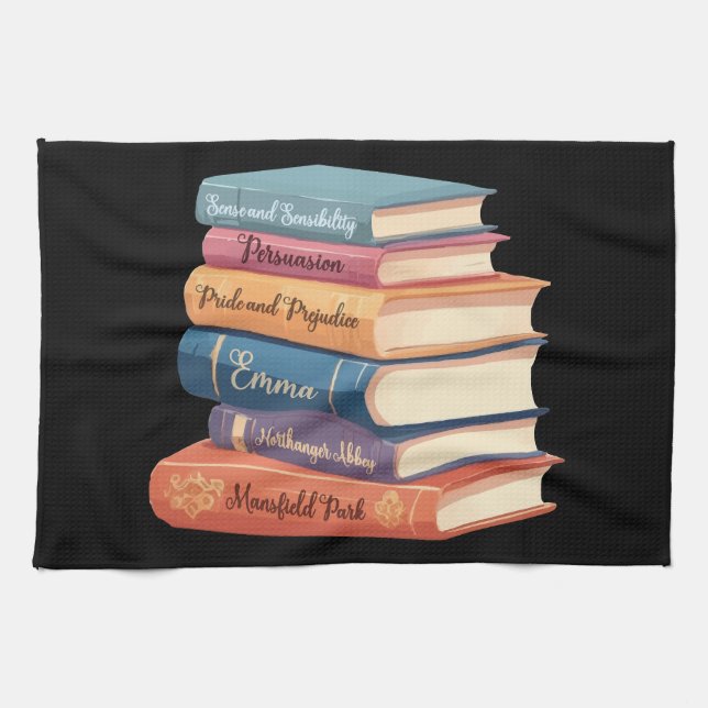 Jane Austen's Novels VII Kitchen Towel (Horizontal)
