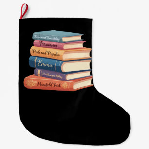 Jane Austen's Novels VII Large Christmas Stocking