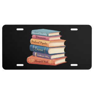 Jane Austen's Novels VII License Plate