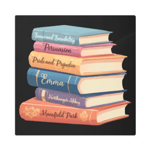 Jane Austen's Novels VII Metal Print