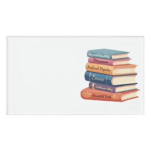 Jane Austen's Novels VII Name Tag