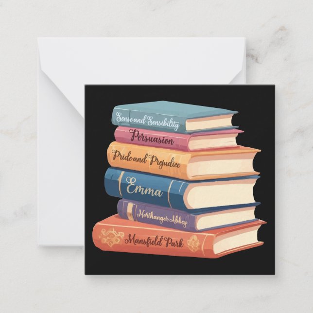 Jane Austen's Novels VII Note Card (Front)