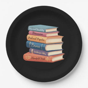 Jane Austen's Novels VII Paper Plates