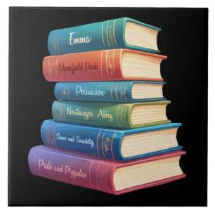 Jane Austen's Novels VIII Ceramic Tile