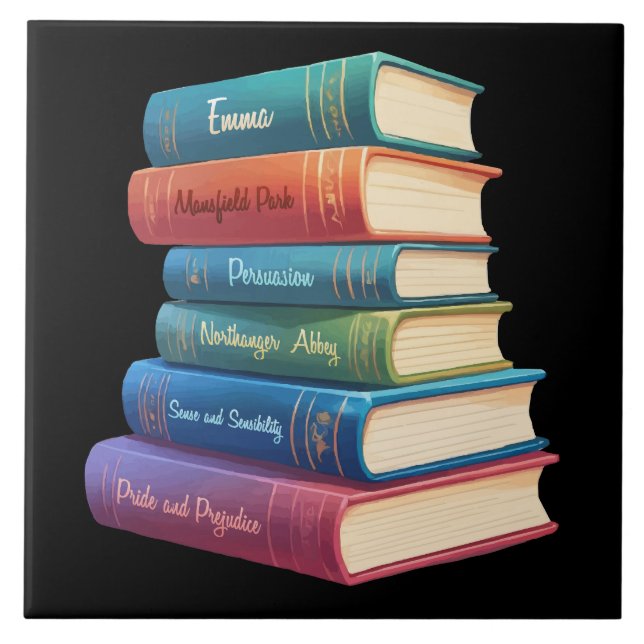 Jane Austen's Novels VIII Ceramic Tile (Front)