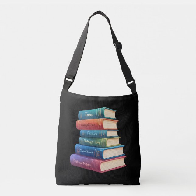 Jane Austen's Novels VIII Crossbody Bag (Front)