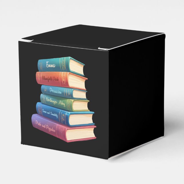 Jane Austen's Novels VIII Favor Boxes (Front Side)