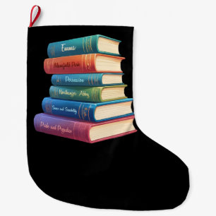 Jane Austen's Novels VIII Large Christmas Stocking