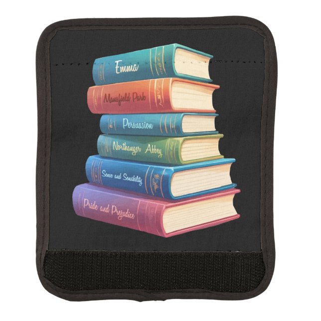 Jane Austen's Novels VIII Luggage Handle Wrap (Front)