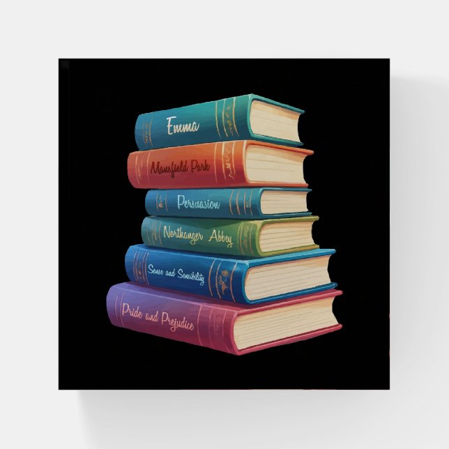 Jane Austen's Novels VIII Paperweight (Front)