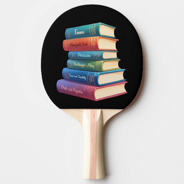 Jane Austen's Novels VIII Ping Pong Paddle (Front)