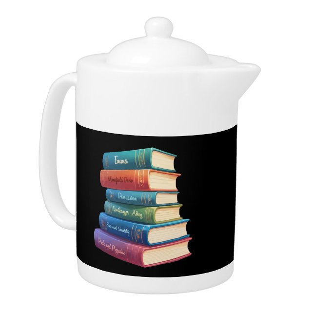 Jane Austen's Novels VIII Teapot (Left)