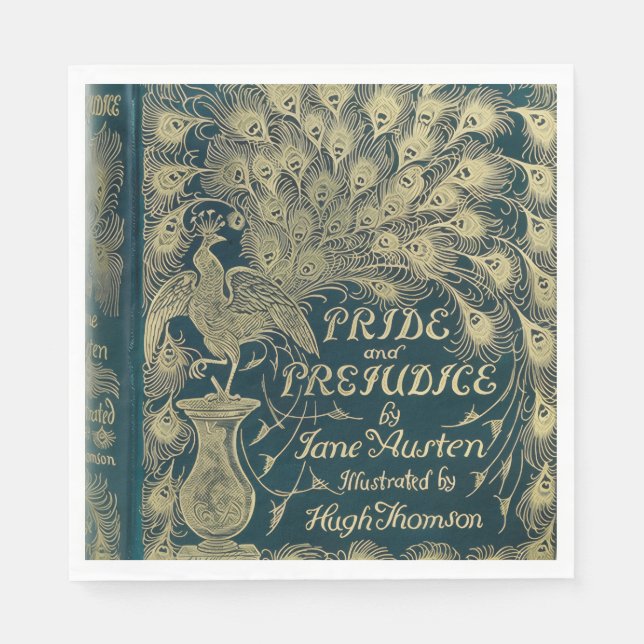 Jane Austen's Pride and Prejudice Cover Napkins (Front)