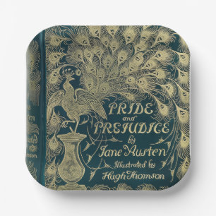 Jane Austen's Pride and Prejudice Cover Paper Plates