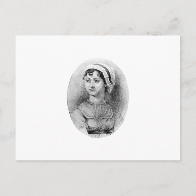 Jane Austen's Pride Postcard (Front)