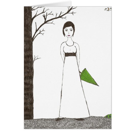 Jane Austen's rice Portrait Cards (Front)